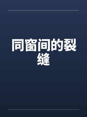 同窗间的裂缝封面