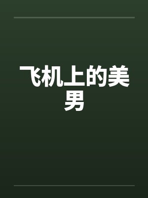飞机上的美男封面