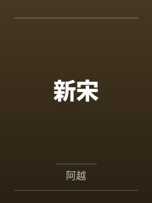新宋封面