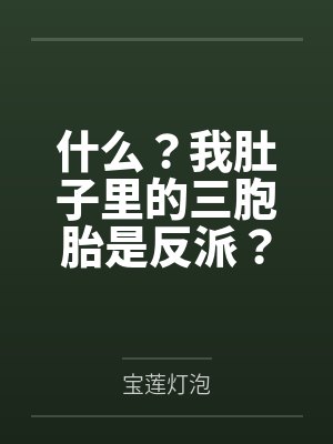 尹知微队长什么？我肚子里的三胞胎是反派？封面