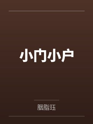 小门小户封面