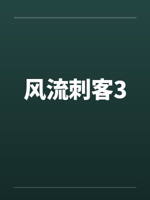 风流刺客3封面