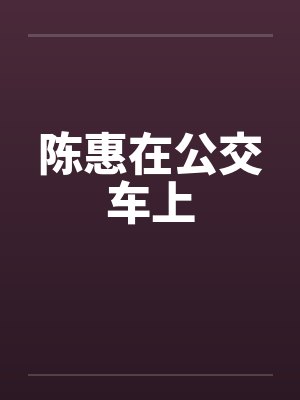 陈惠在公交车上封面