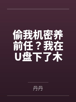 偷我机密养前任？我在U盘下了木马封面