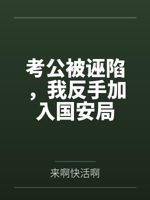考公被诬陷，我反手加入国安局by来啊快活啊封面