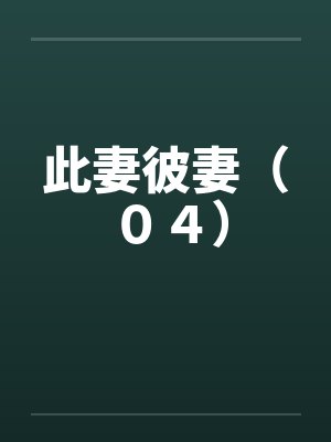 此妻彼妻（０４）封面