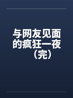 与网友见面的疯狂一夜（完）封面