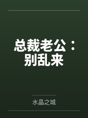 总裁老公：别乱来by水晶之城封面
